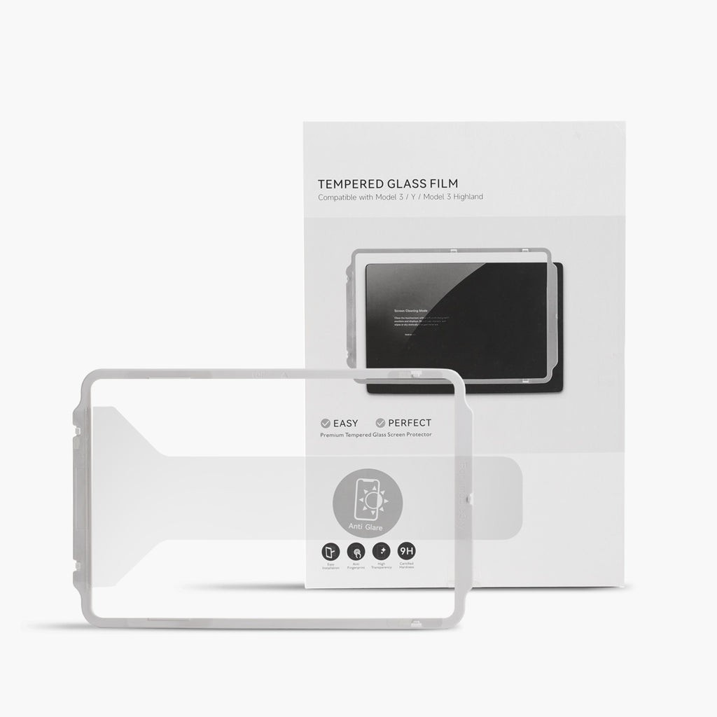Model 3 Model Y Tempered ScreenGlass Protector, Dashboard Touchscreen, Anti Fingerprint