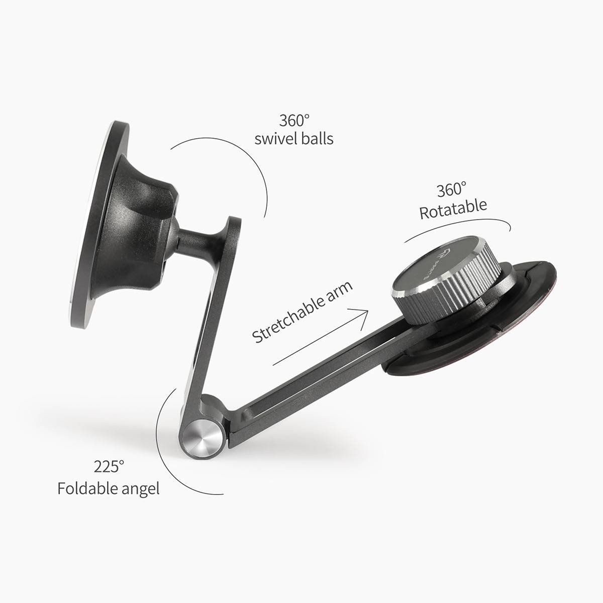Tesla Model 3 Magnetic (Qi & MagSafe) Cellphone Holder