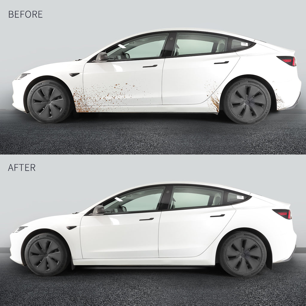Model 3 Winter Vehicle Sediment Protection