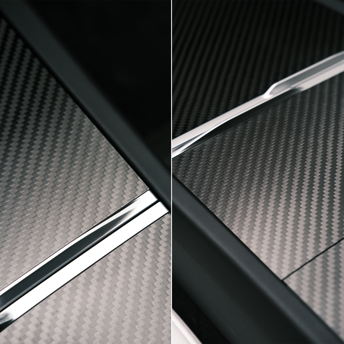 Tesla Model 3 Highland Center Console Carbon Fiber Cover