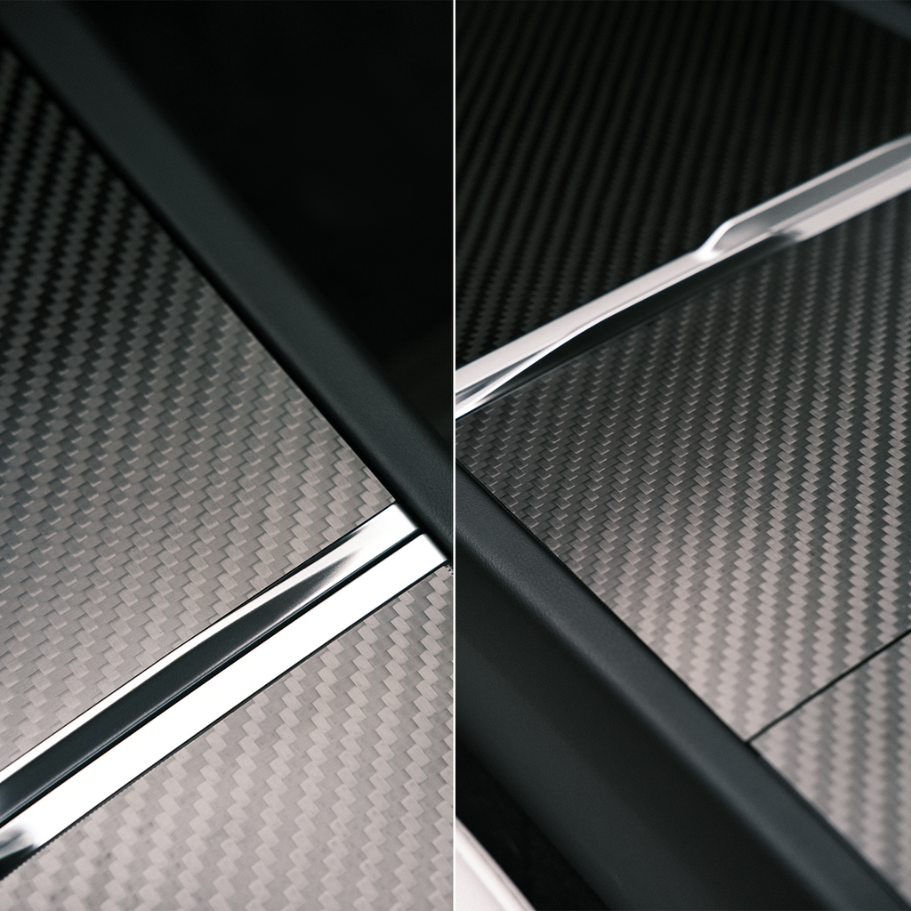 Tesla Model 3 Highland Center Console Carbon Fiber Cover