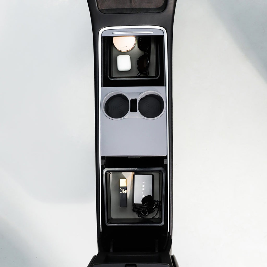 Tesla Model 3 armrest storage box