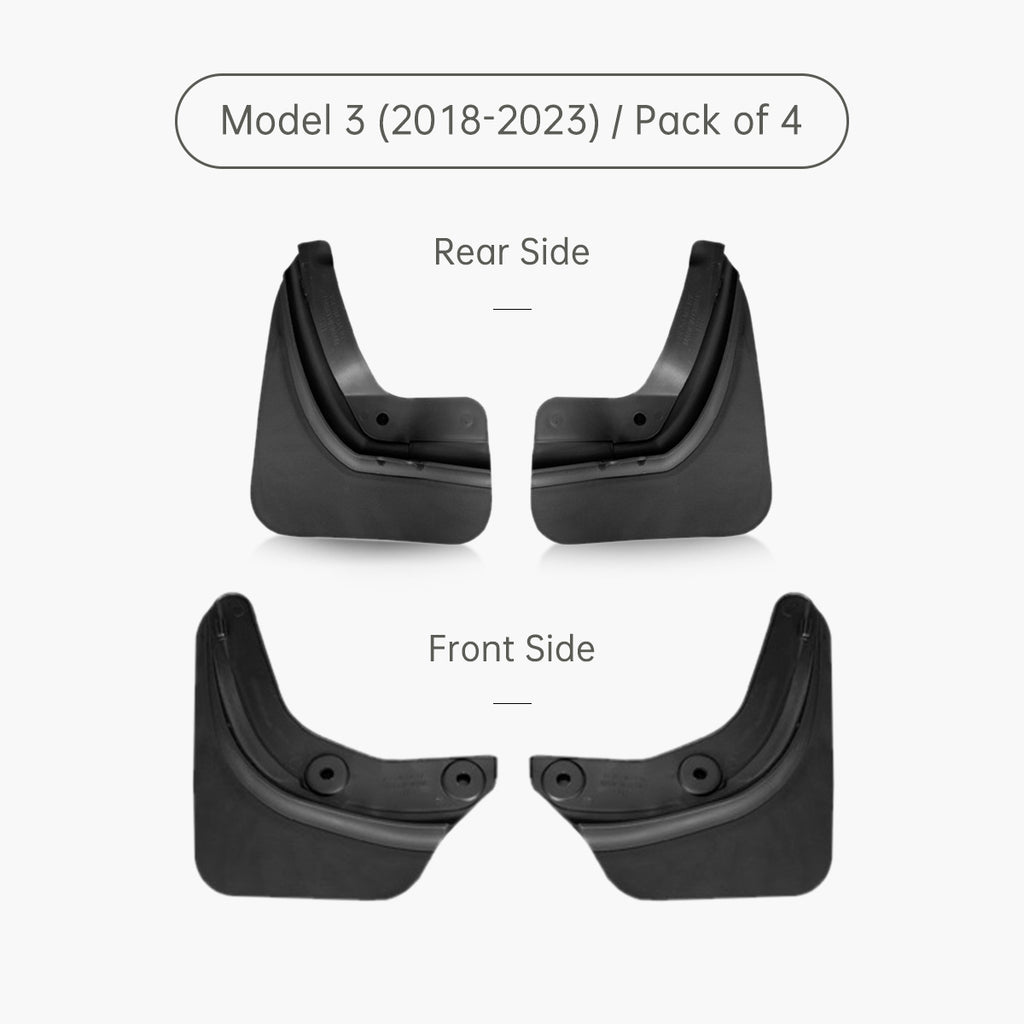 Mud Flaps Splash Guards For Model 3