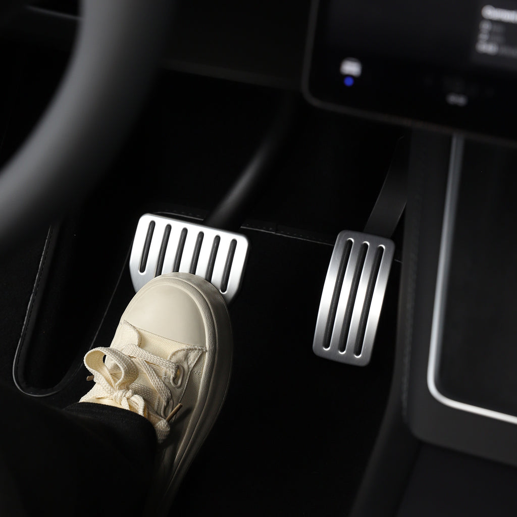 Self-flip Lock Aluminum Performance Foot Pedal Set for Tesla Model 3/Y